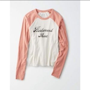 ISO!!!!!!!!!! Not for sale! Pink and white Fleetwood Mac baseball tee!!!!